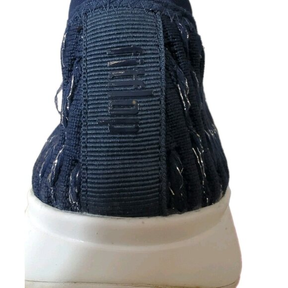 FitFlop Stripknit Ballerina Woven Slip On Trainers Size 11 - Picture 8 of 9